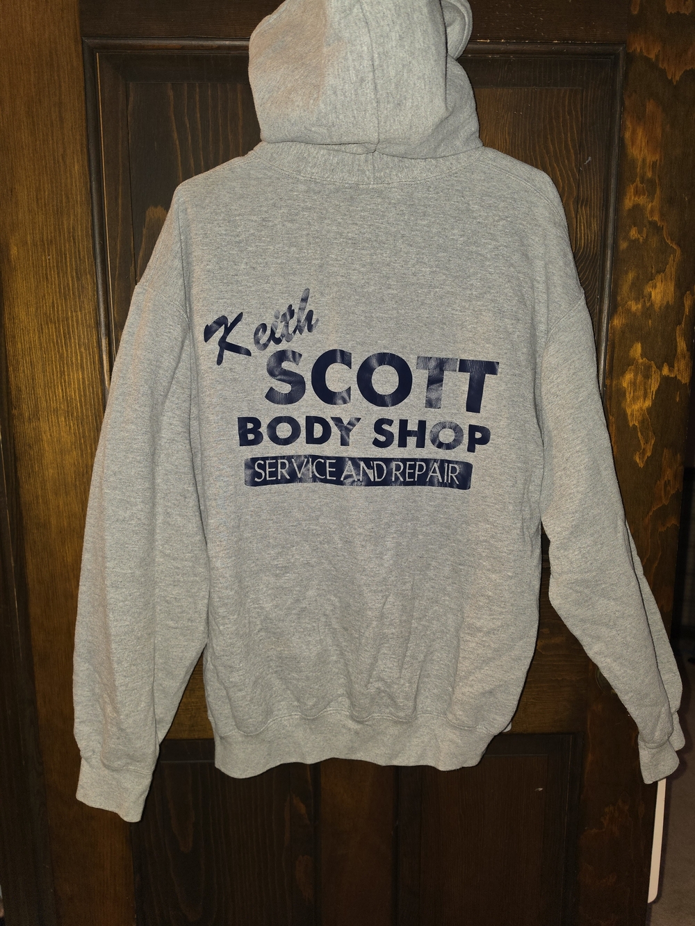 Gray Hooded Sweatshirt